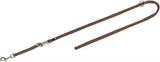 Trixie Dog Leash Justerbar Premium Two -Layer Brown