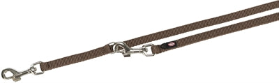 Trixie Dog Leash Justerbar Premium Two -Layer Brown