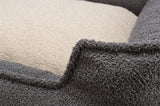 Trixie være øko genanvendt hundekurv Coline Angular Dark Grey Beige