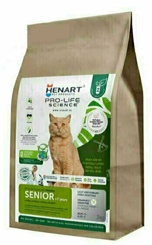 Henart Insect Cat Senior med ham æggeskalmembran