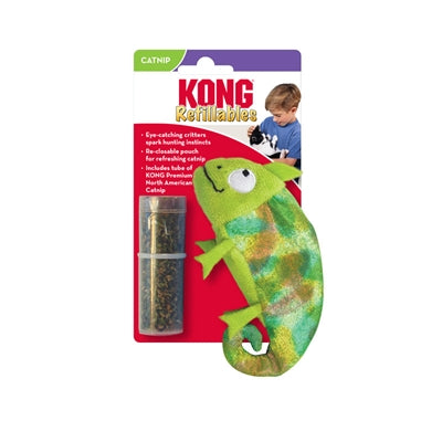 Kong Kameleon med catnip genopfyldelig