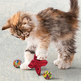 Kong Cat Active Jacks Stuiterbal Multipack med Catnip Red