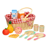 Pic træ picnic sæt i bærekurv