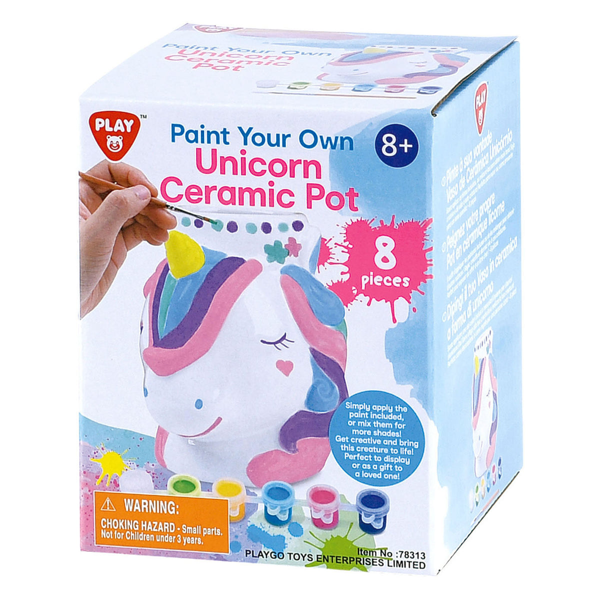 Spil Paint Your Own Ceramic Unicorn Jar, 8dlg.