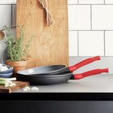 Cuisinox Cuisinox 2-stykke stegepanetrød rød