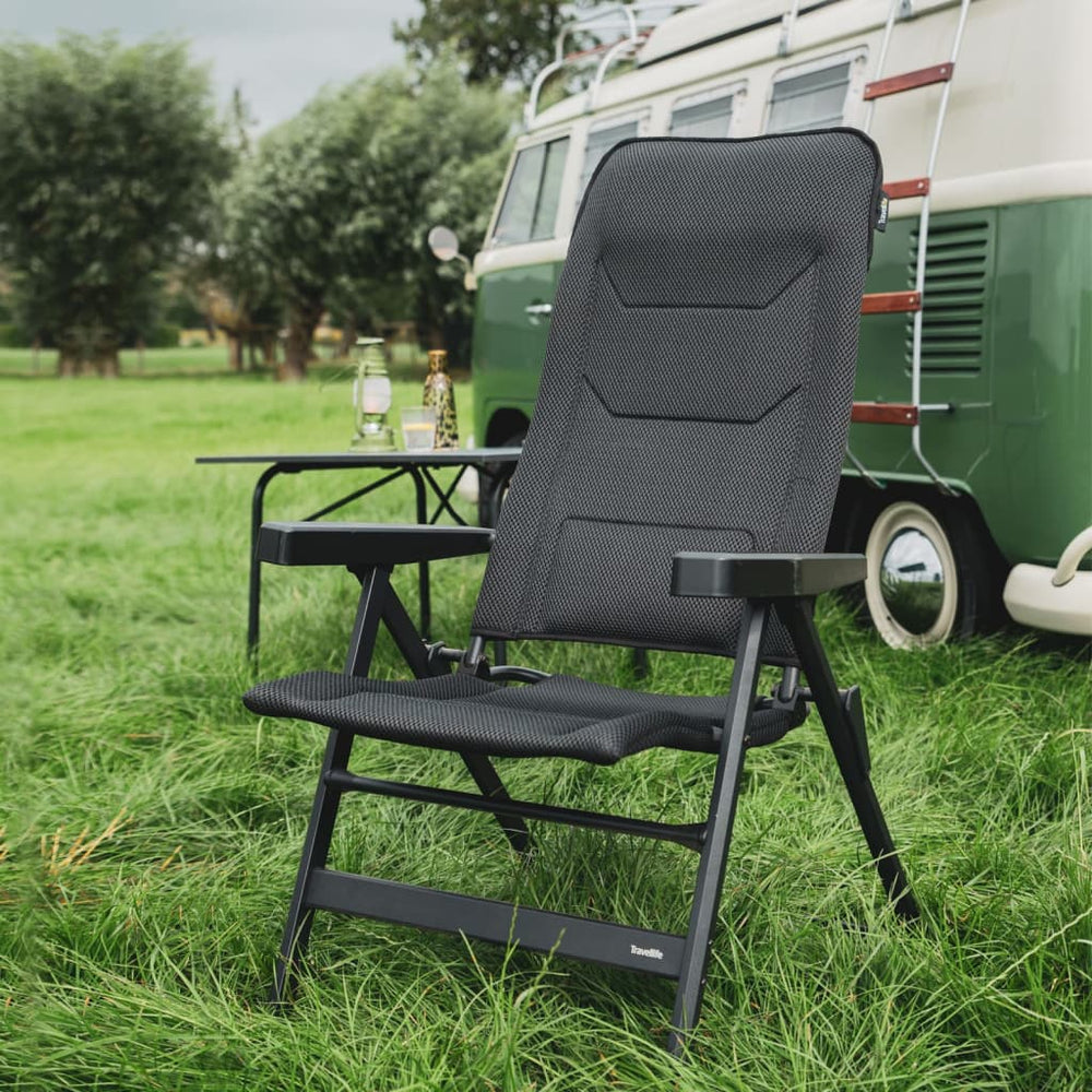 Travellife Travellife Camping Stol Foldning Luxury Monaco Comfort Grey