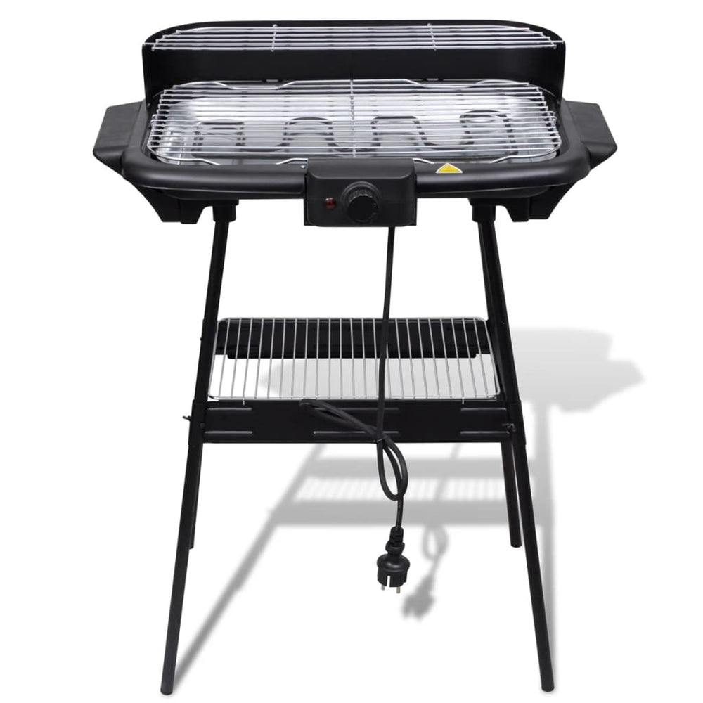 Vidaxl grill elektrisk rektangulær