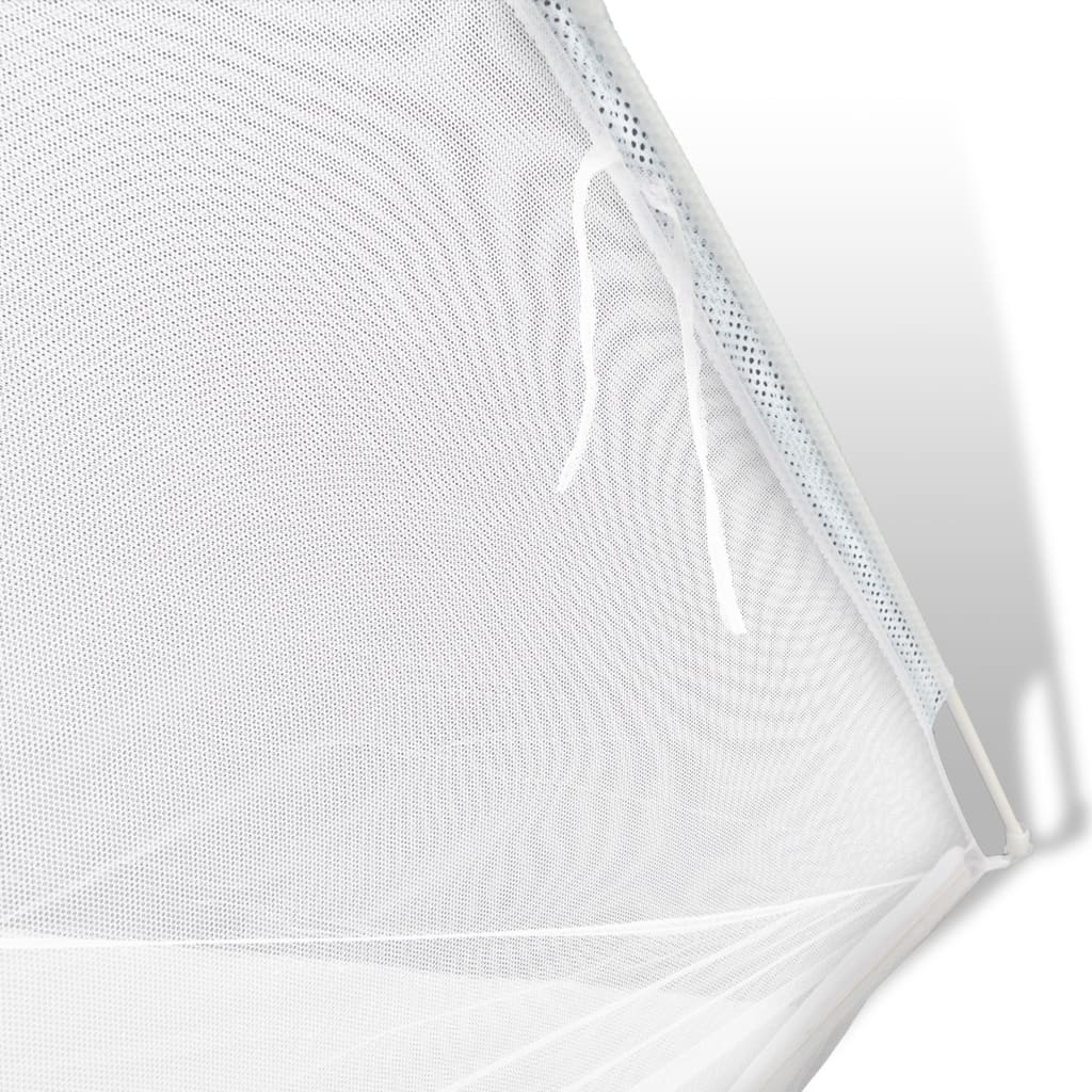 Vidaxl telt 200x150x145 cm fiberoptisk hvid