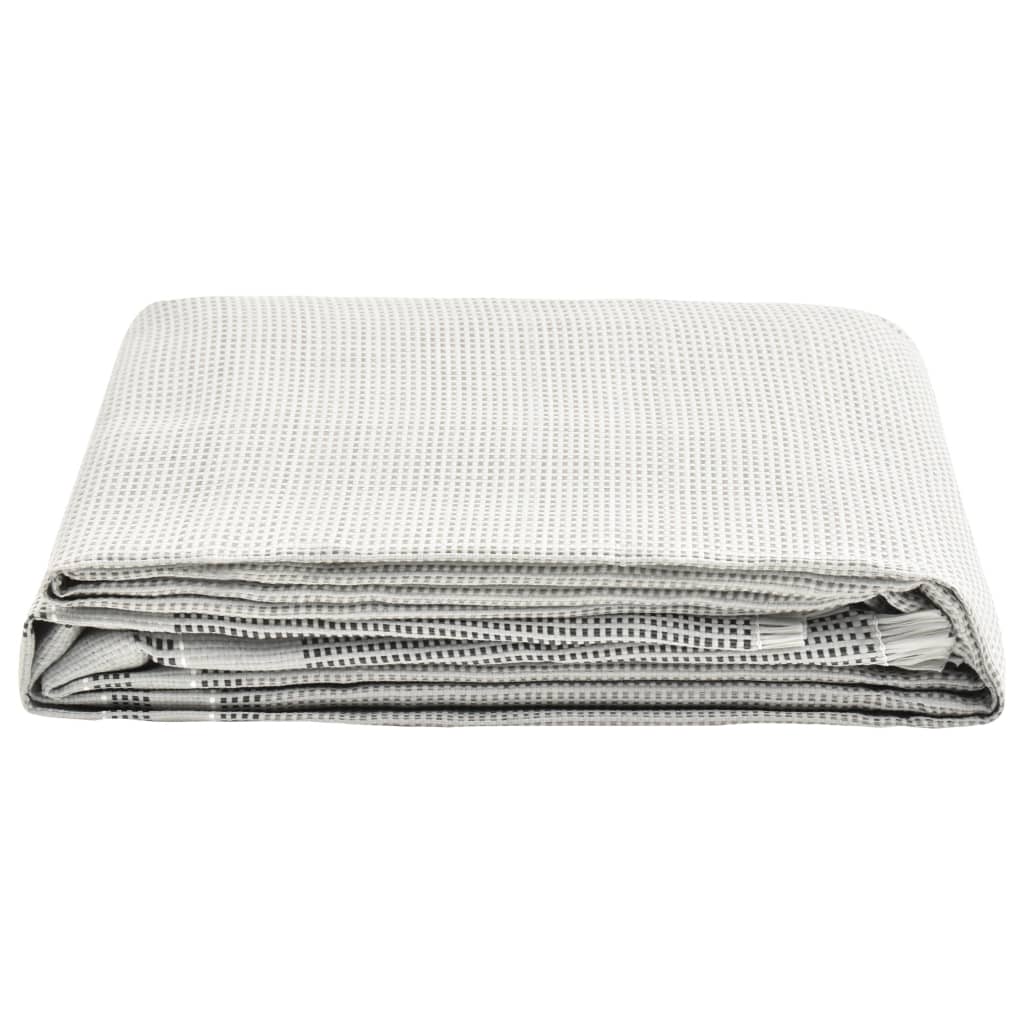 Vidaxl telt tæppe 500x250 cm grå