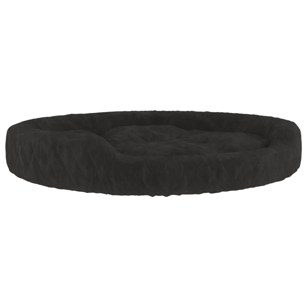 Vidaxl Dog Basket 70x55x23 cm plys sort