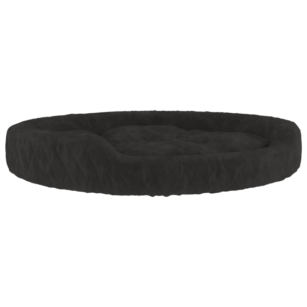 Vidaxl Dog Basket 70x55x23 cm plys sort