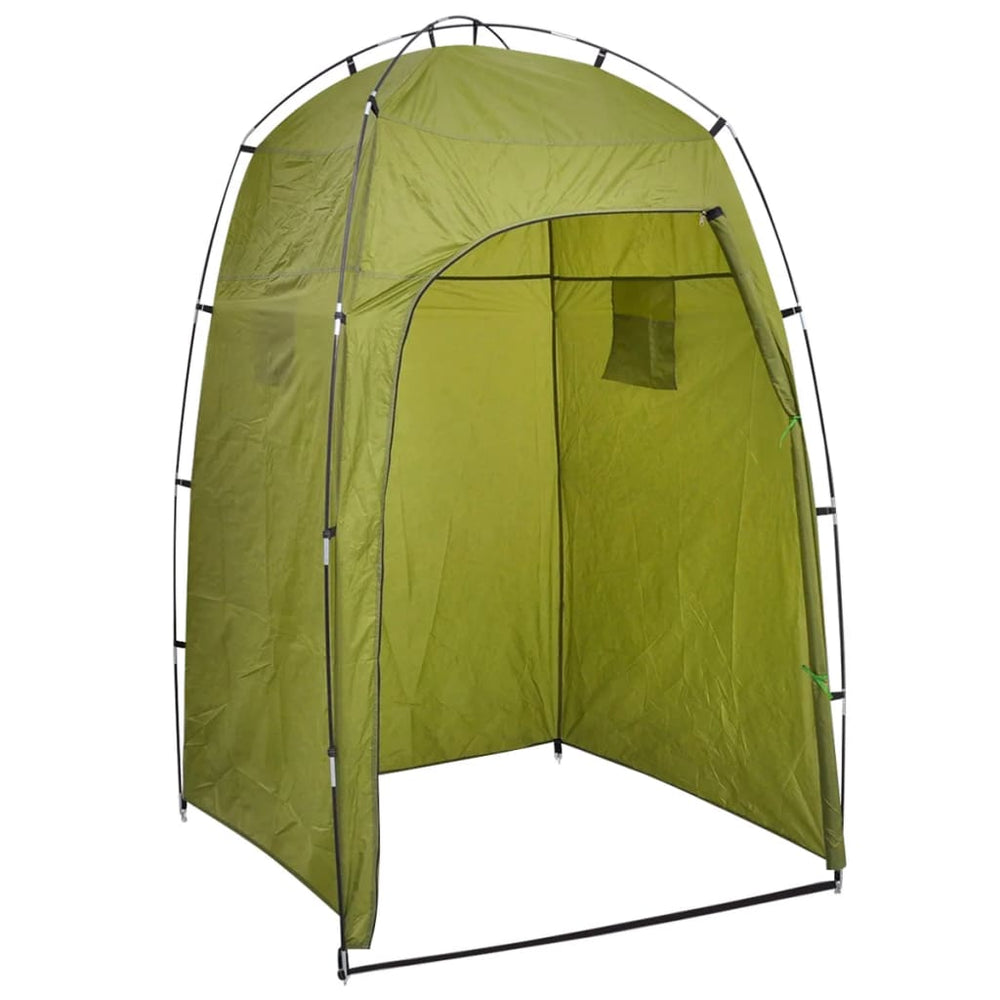 Vidaxl camping toilet med telt bærbart 10 + 10 l