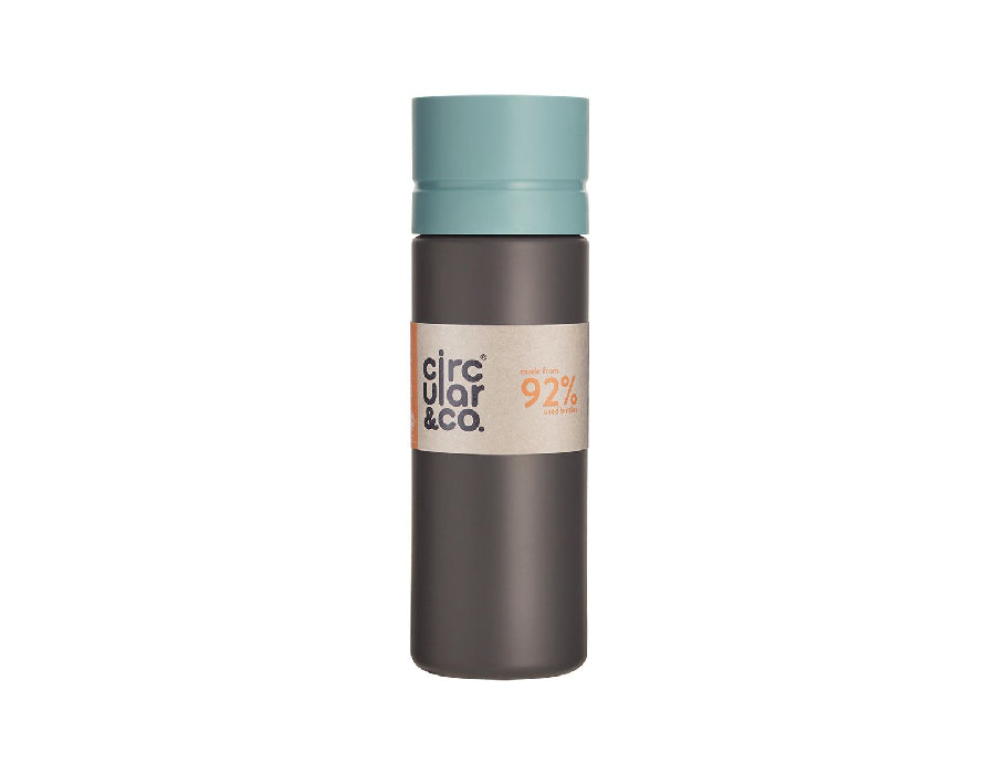 Circular Co. Cirkulær flaske 600 ml sort blå