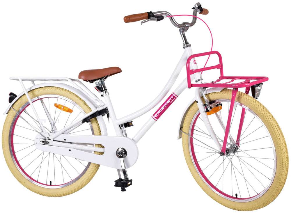 Volare Volare Børns cykelpiger 24 tommer hvid