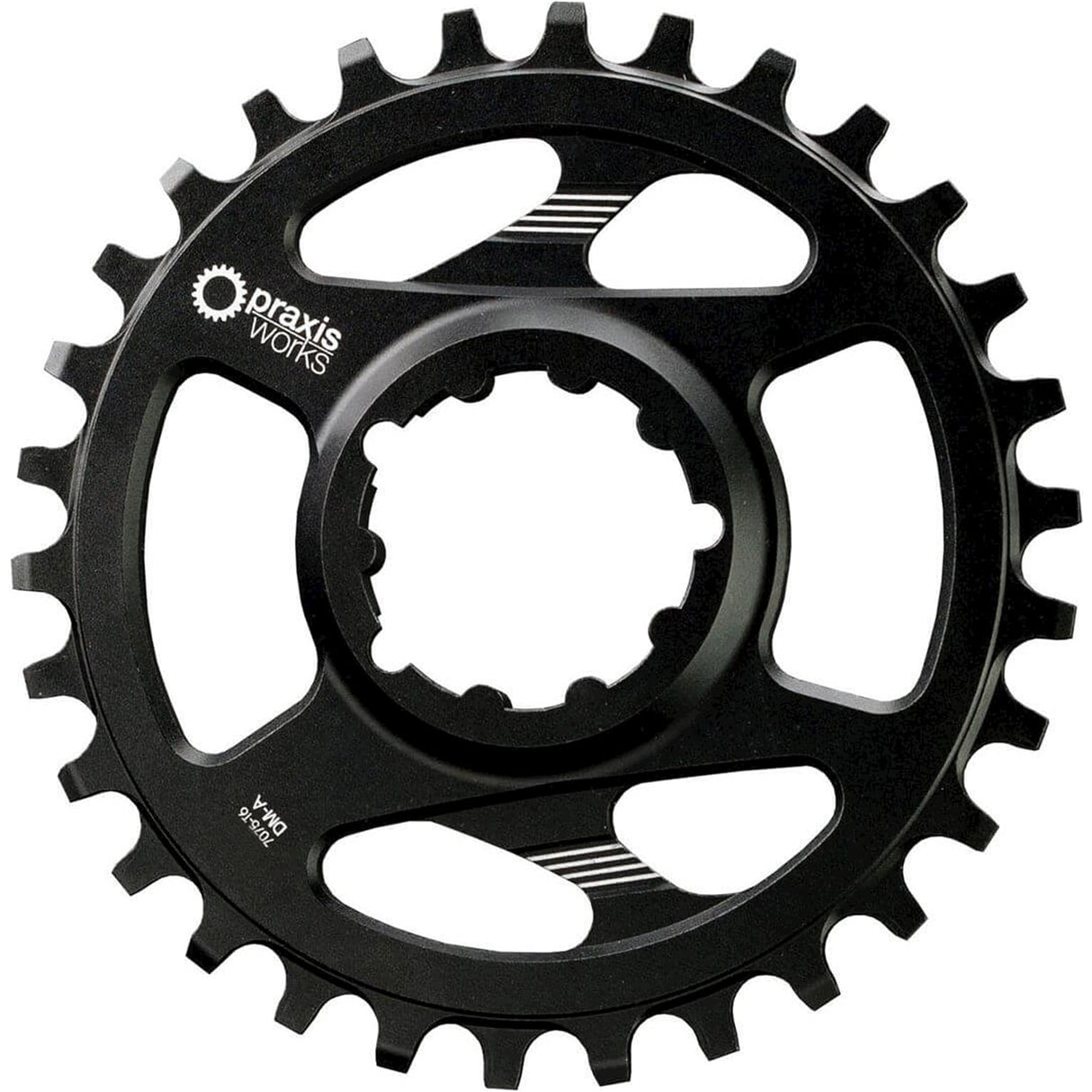 Praxis Chain Top 1x MTB DM (A) 36T 3MM Offset Wave Black
