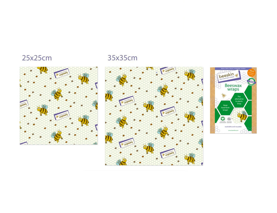 Beesk beeswax klud sæt medium og stort tryk