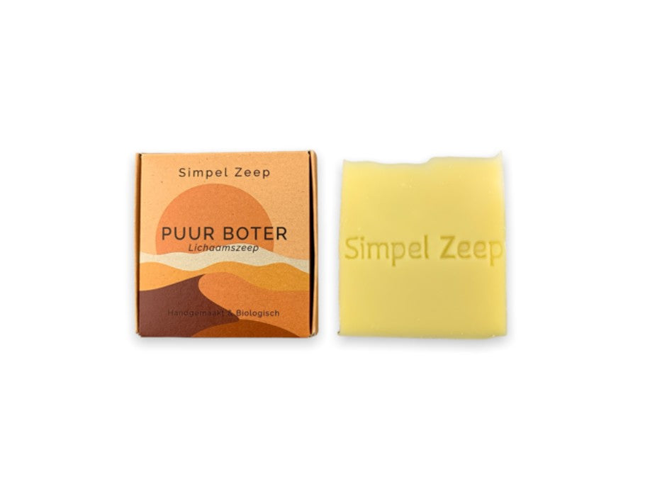 Enkel sæbe body sæbe rent smør 110 gram