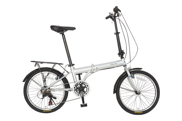 Shimano Wheelerz Folding Bike 20 Silver Tourney TX 6-trins