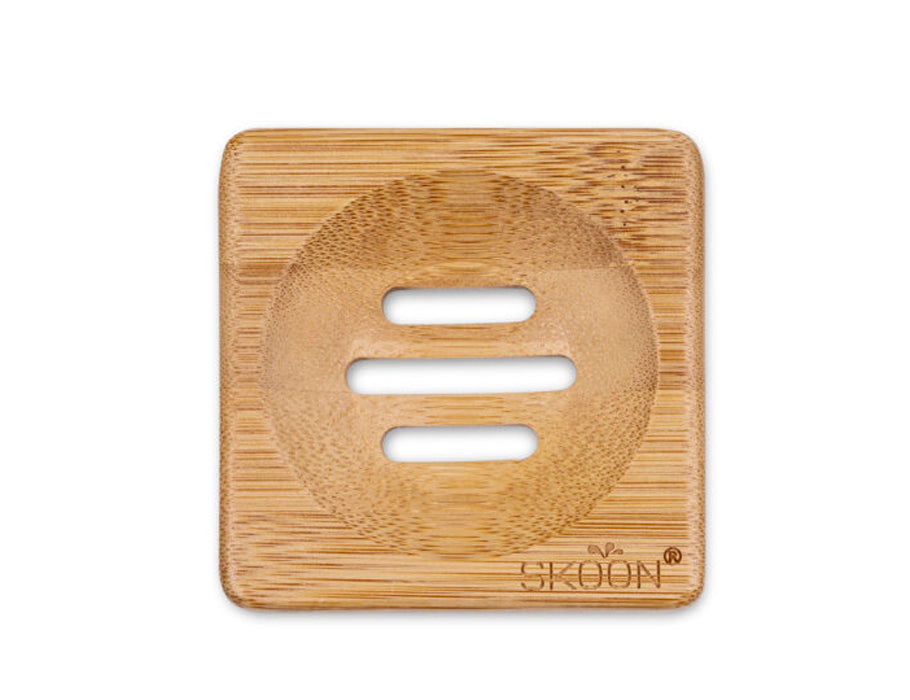 Skoon Soap Holder Bambus Square