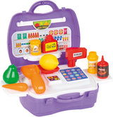 Pilsan Toys Supermarked Set lilla 25-delt