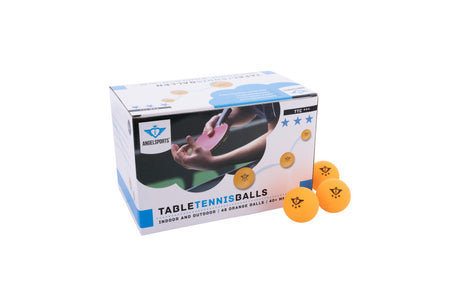 Angel Sports TT Balls 3 -stjernet konkurrence 40 mm 48 stykker orange