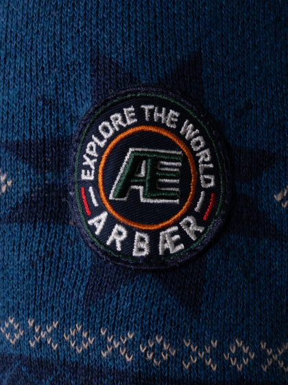 Arbaer Antoine Norwegian Sweater Mænd mørkeblå størrelse XL