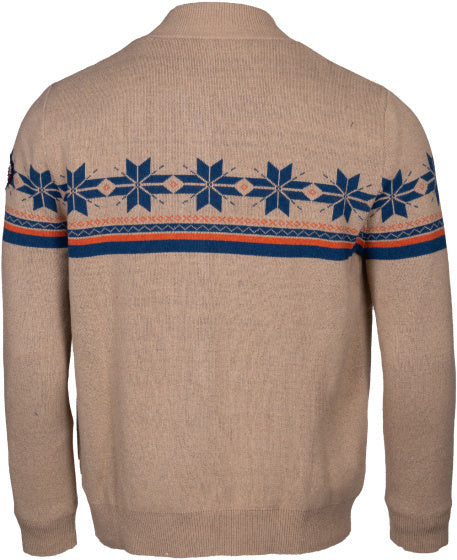 Arbaer Antoine Norwegian Sweater Men Sand -farvestørrelse XXL