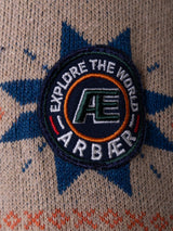 Arbaer Antoine Norwegian Sweater Men Sand -farvestørrelse XXL