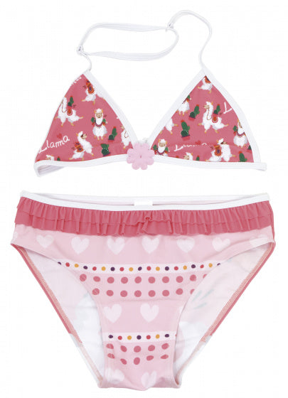 Arditex Bikini Llama Triangle Girls Polyester Pink Størrelse 14 år