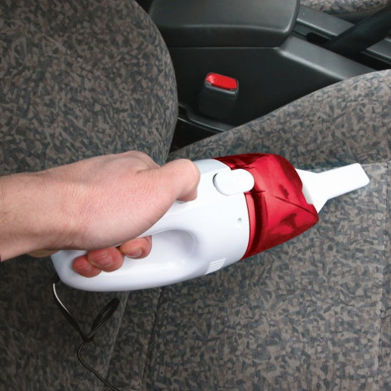Carpoint Autostofzuiger 12V 60W 36 cm hvid rød