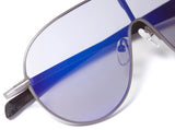 Formel solbriller Unisex Single Lens Cat. 4 blå
