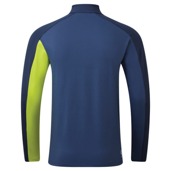 Tør 2B Longsleeve deponere mænds polyesterblå kalkstørrelse XS