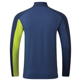 Tør 2B Longsleeve deponere mænds polyesterblå kalkstørrelse XS