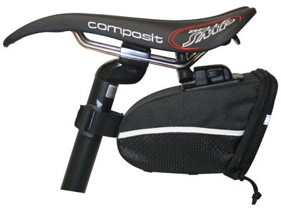 Qtcychectech QT Cycle Tech Saddle Bag Klik på System 1.1 liter sort