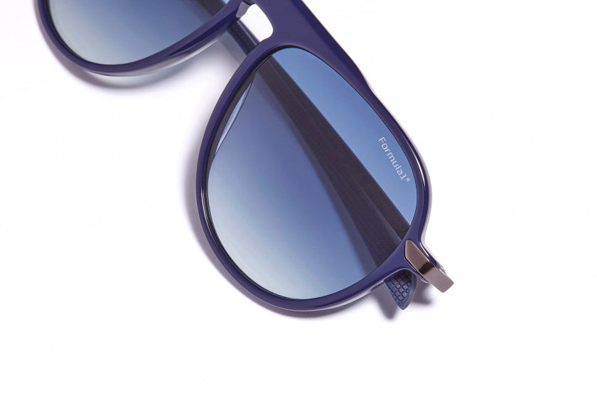 Formel solbriller Unisex Pilot Cat.4 Navy Blue