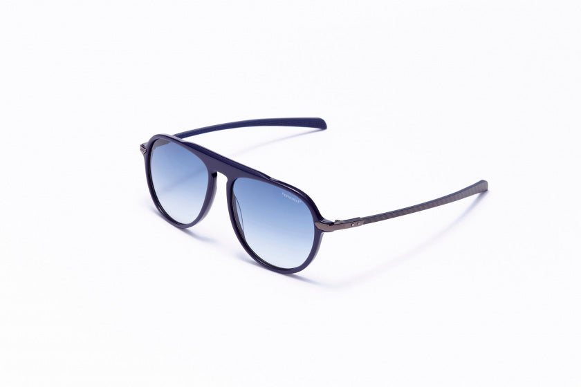 Formel solbriller Unisex Pilot Cat.4 Navy Blue