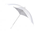 Falcone paraply hjerteformet 110 cm polyester hvid