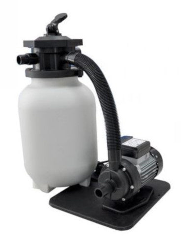 Interline swimmingpool filter sæt 6 m³ timer hvid 450W 8-stykke