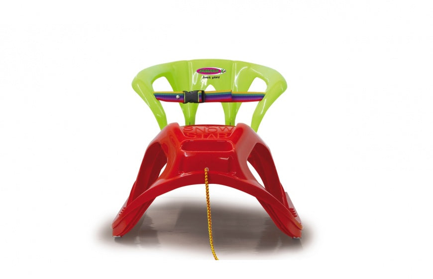 Jamara Snow Star Slee med ryglæn 90 cm rød