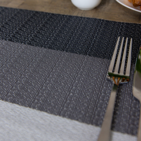Kitchenclet Placemat 30 x 45 cm PVC Polyester White Grey