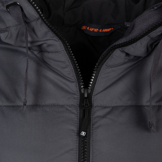 Life Line Howitt Fake Down Parka Ladies Gray Size S
