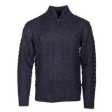 Life Line Marcel Sweater Knit Half Zip Herre mørkeblå størrelse L