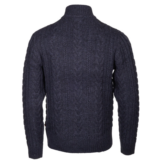 Life Line Marcel Sweater Knit Half Zip Herre mørkeblå størrelse L
