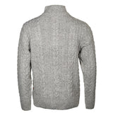 Life Line Marcel Sweater Knit Half Zip Men Light Gray Størrelse L
