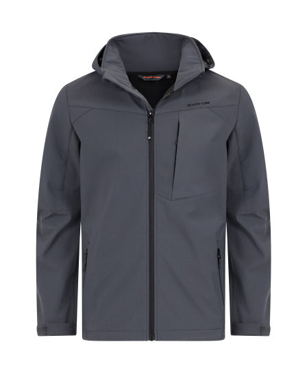 Life Line Murray Softshell Jacket Mænd Grå størrelse m