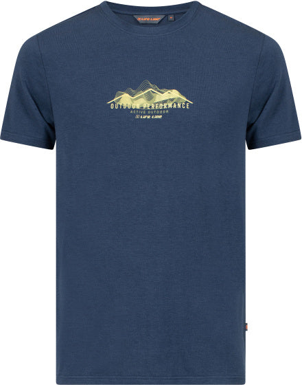 Livslinje Philip T-shirt mænd blå størrelse s
