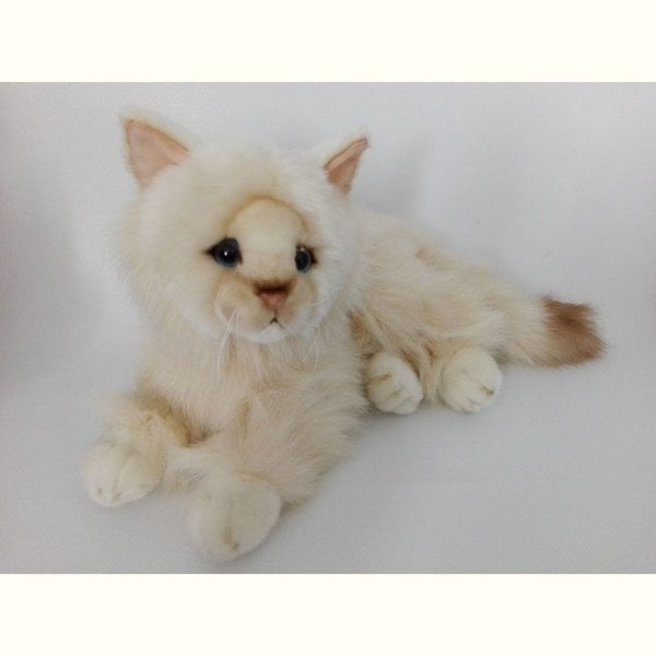 Liggende burmesisk kat 30 cm