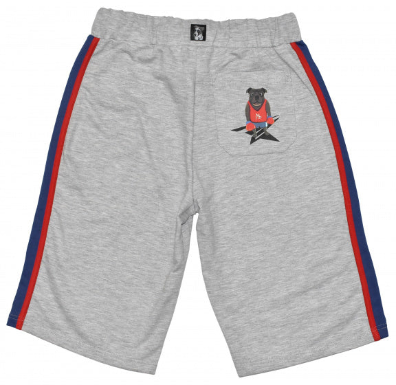 Max Buddies Short Vito Boys Poly Cotton Gray Størrelse 164