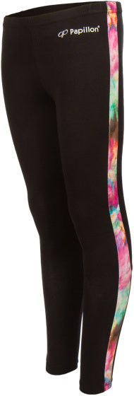 Papillon Dance Pants Long Girl Cotton Elastane Black Størrelse 104