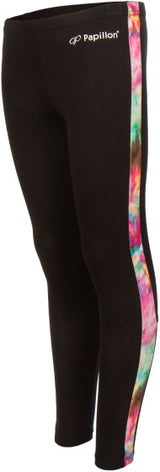 Papillon Dance Pants Long Girl Cotton Elastane Black Størrelse 104